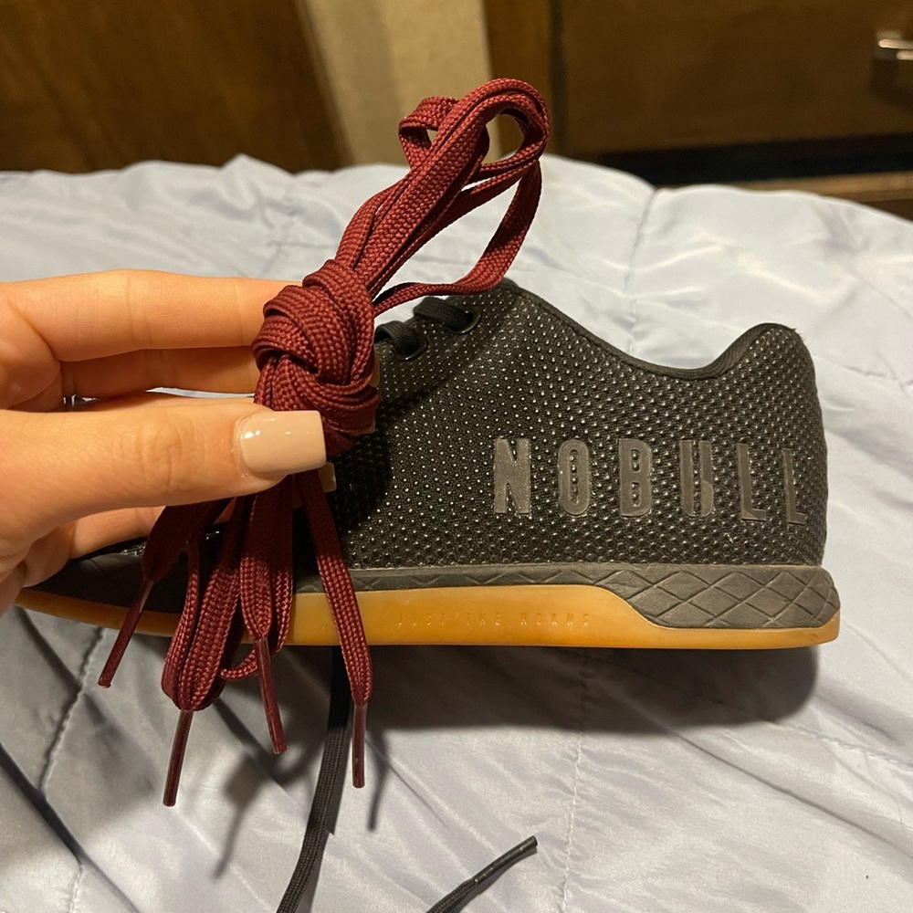 Maroon NOBULL shoe laces